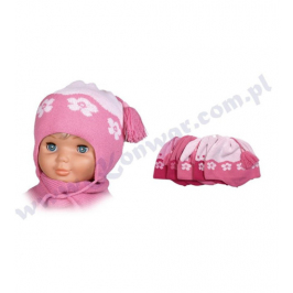 48-52 cm детская шапочка девочкам P-CZ-253 разные цвета