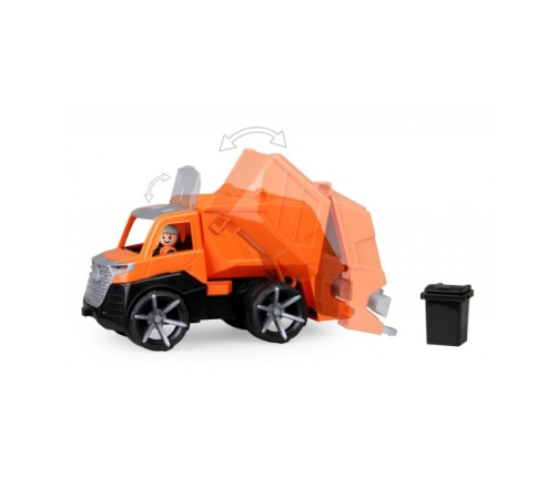 Мусорная машина с человечком Truxx2 33 см  (прорезин.колеса, в коробке)  L04534