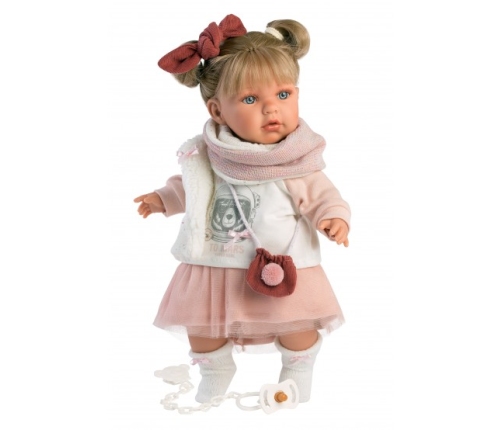 Lelle Julia 42 cm ar mānekli, mīkstais ķermenis Spānija LL14202