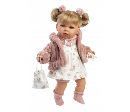 Кукла Юлия 42 см с соской, мягкое тело Испания LL42408NM