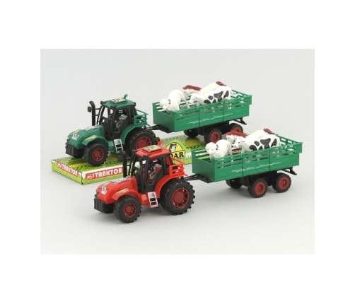 Трактор пластмассовый 32 см разные 104860