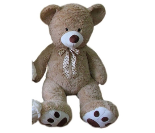 Плюшевый большой мишка 105 cm ( M3346) бежевый 143556-2