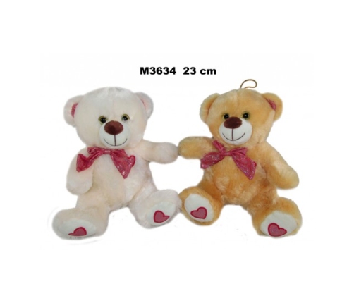 Плюшевый мишка с сердцем разные 25 cm (M3634) 160898
