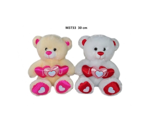 Плюшевый мишка с сердцем 30 cm (M3733) разные 166449