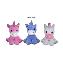 Plī&scaron;a vienradzis 25 cm dažādās (J0161) 167378