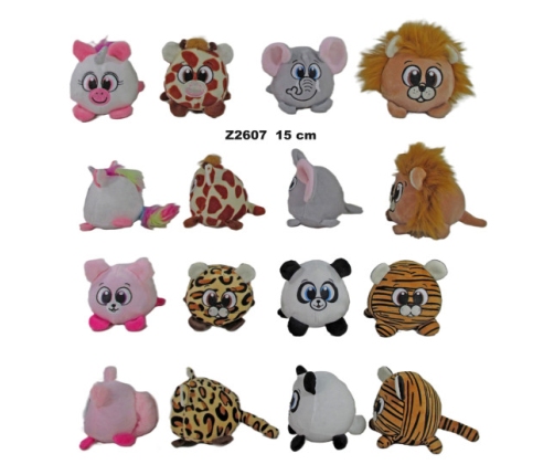 Plīša dzīvnieks Zoo 15 cm (Z2607) dažādas 168405