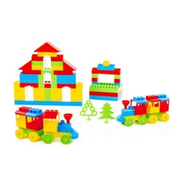 Konstruktors "Builder" (Maxi, 253 elementi) (maisā) 30x21x44 cm PL0552 Konstruktors "Builder" (Maxi, 253 elementi) (maisā) 30x21x44 cm PL0552