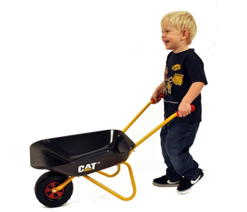 Ķerra metāla rollyMetallschubkarre CAT no 2.5 gadiem 80x38x41 cm 271818 Itālija