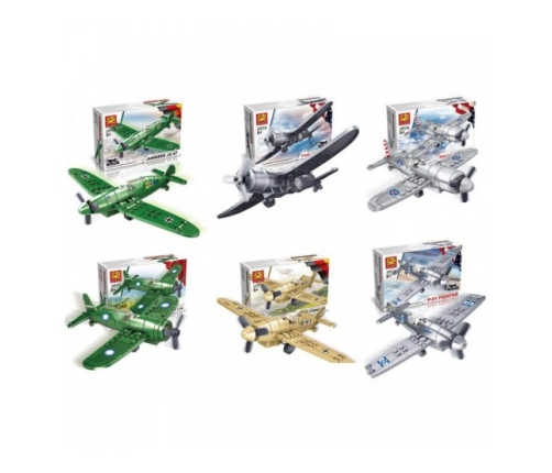 Конструктор Самолет разные окло 20 деталей HW21067772