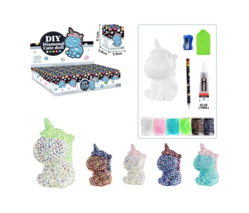 Фигурка единорога для украшения кристаллами HW22074303