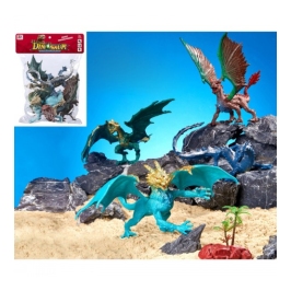 Pūķu dinozauru komplekts 4 gb. HW23034757 Pūķu dinozauru komplekts 4 gb. HW23034757