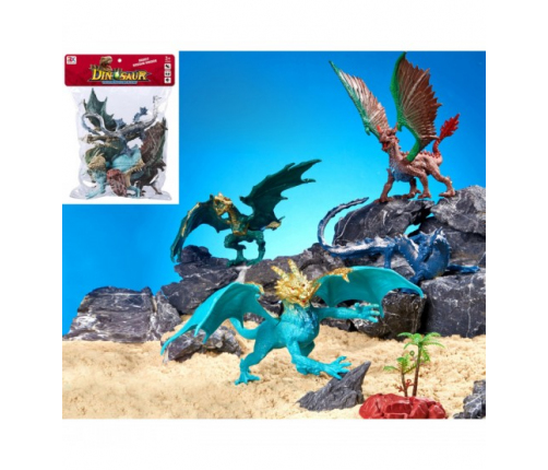 Pūķu dinozauru komplekts 4 gb. HW23034757