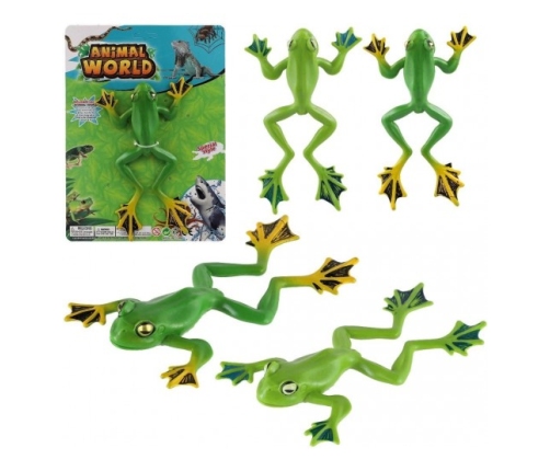 Фигурка лягушки пластиковая 19 см разная HW23044735