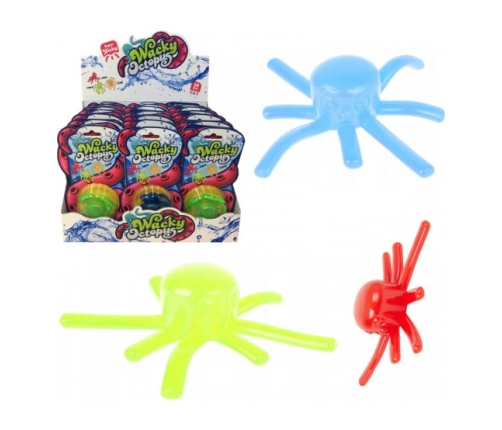 Elastīga (līpošā) rotaļlieta Astoņkājis dažādas HW23170703