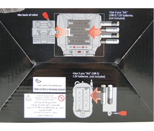 Robots radio vadāmais ( staigā, met ripas, skaņa, baterijas)  3+ 125124
