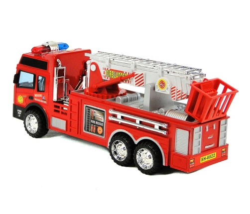 Пожарная машина с инерцией 31x12 cm 170780