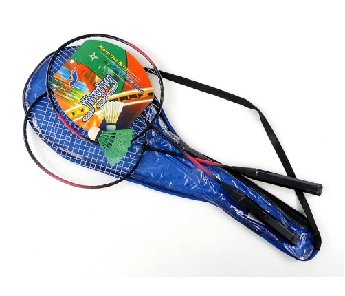 Бадминтон теннис комплект 2 ракетки, воланчик, чехол 65x22x3 см 438903