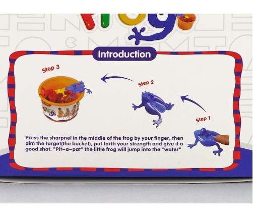 Настольная игра Прыгающие лягушки 11,5x11,5 cm 468122