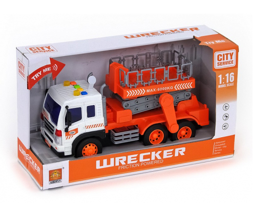Auto ma&scaron;īna Platformu pacēlājs Wrecker ar skaņu un gaismu 26 cm 488069