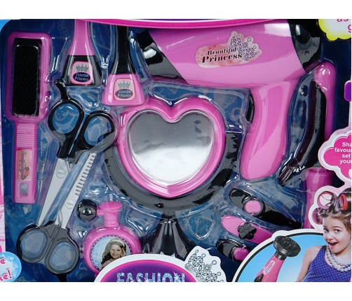 Friziera komplekts ar fēnu uz baterijām 34x30x8 cm 524743