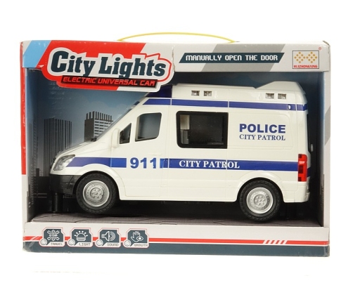 Policijas ma&scaron;īna ar skaņu un gaismu 21 cm 546394