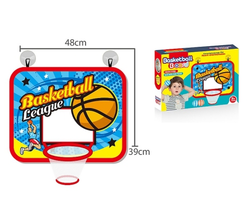 Basketbola mini grozs bērniem 48x39 cm 547339