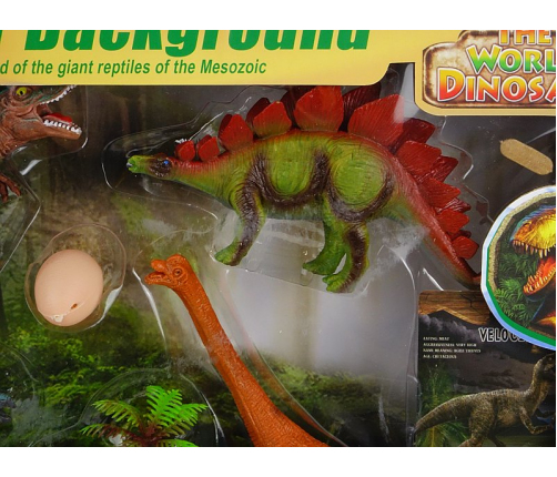 Dinozaura figūras komplekts 40x28,5x5,5 cm 551732