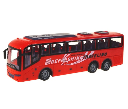 Радиоуправляемый автобус (4 функции, свет) аккум. USB зарядка  32 cm 563407