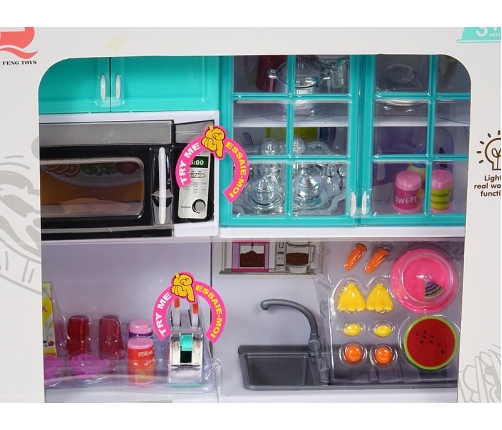 Кухонный комплект кукольной мебели (свет, звук) 567320