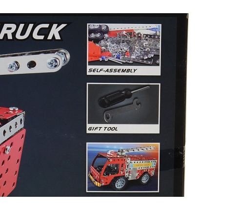 Металлический конструктор Пожарная машина 292 дет.