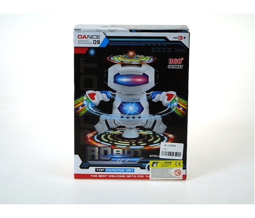 Робот со светом и звуком, движением, на батарейках  23 cm 578791