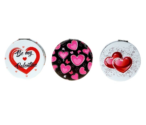 Зеркало Сердечки разные диам. 7 cm 584136