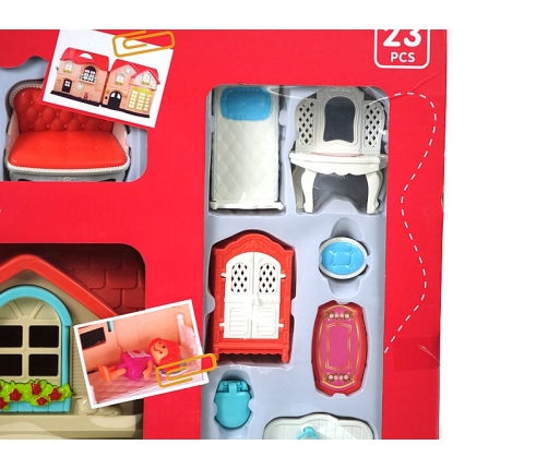 Кукольный домик (свет, звук) 23 деталей  63 cm 589650