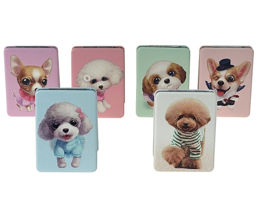 Зеркало Котик или собака разные 8,5x6 cm 591431