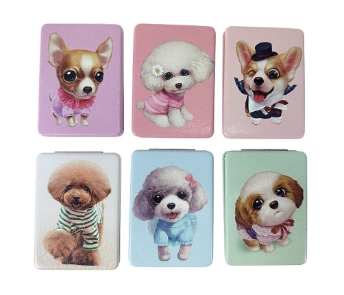 Зеркало Котик или собака разные 8,5x6 cm 591431