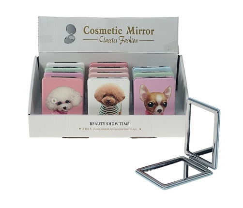 Зеркало Котик или собака разные 8,5x6 cm 591431