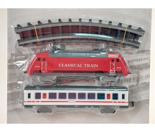 Dzelzceļ&scaron; ar pasažieru vagoniem (gaisma, skaņa) Diam.100 cm 601383