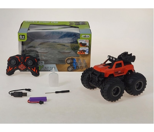 Radiovadāmā ma&scaron;īna Džips 4 virz., dūmi, drift (USB) 20 cm 608917