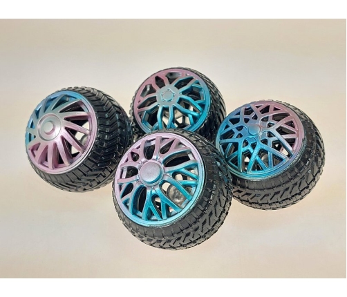 Bumbiņa ar gaismu Tire Ball 6,5 cm 616905