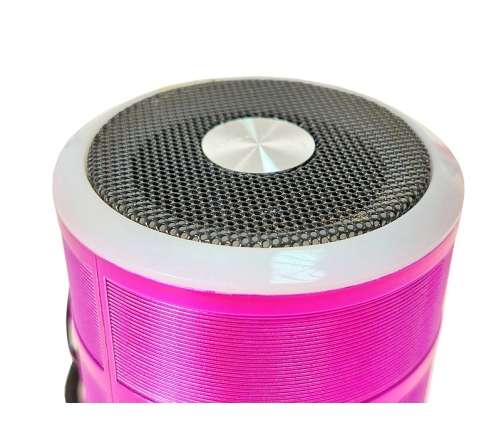Колонка маленькая Bluetooth (зарядка через USB) 7x6 см, разные цвета 617551