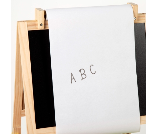 Koka tāfele rakstīšanai marķieris, krītu 59x93 cm 3+ CB33048