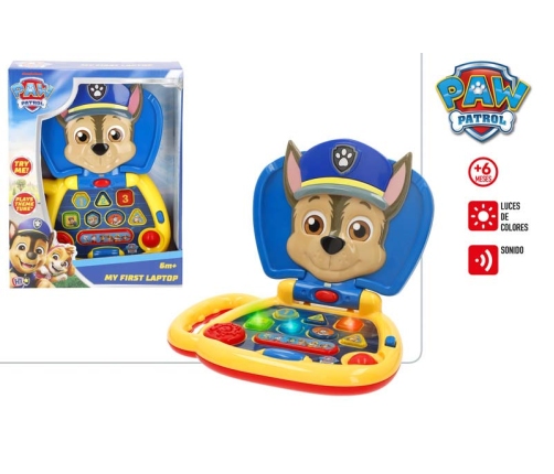 Muzikāla rotaļlieta My first Laptop Paw Patrol ar skaņu un gaismu no 6 men. CB39133