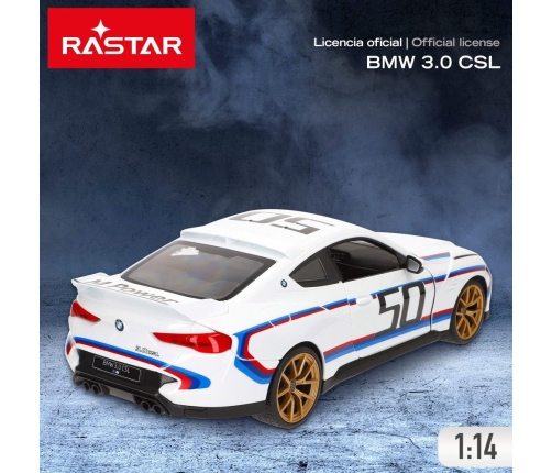 Radiovadāmā mašīna Bmw 3.0 Csl 1:14 6 virz., lukturi, durvji, uz baterijām, 6+ CB41289