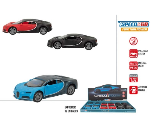 Auto ar atver. durvim, inercija dažādas 12 cm CB45892