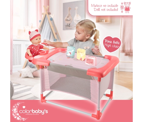 Кроватка для кукол 32 cm 3in1 CB46533