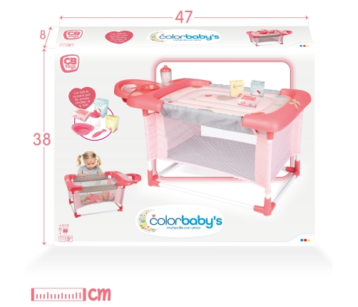 Кроватка для кукол 32 cm 3in1 CB46533