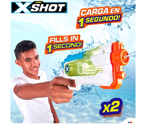 Водный пистолет комплект 2 шт.  X-Shot Micro Fast-Fill 27 cm 5+ CB46673