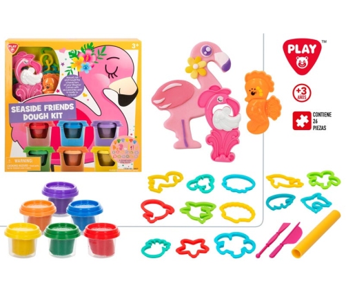 Пластилин набор Фламинго 3+ CB46755