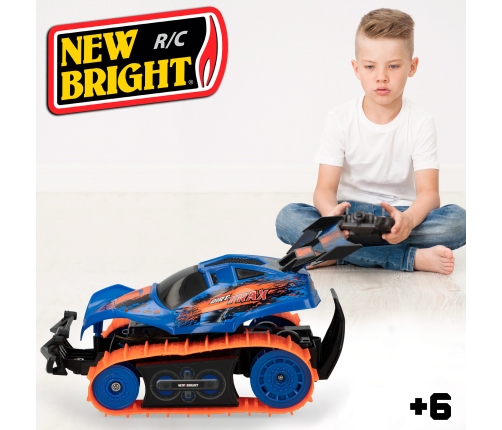 Radiovadāmā mašīna ar kāpurķēžu riteņiem Dirt Trax 6 virz. , USB 28 cm 6+ CB46802