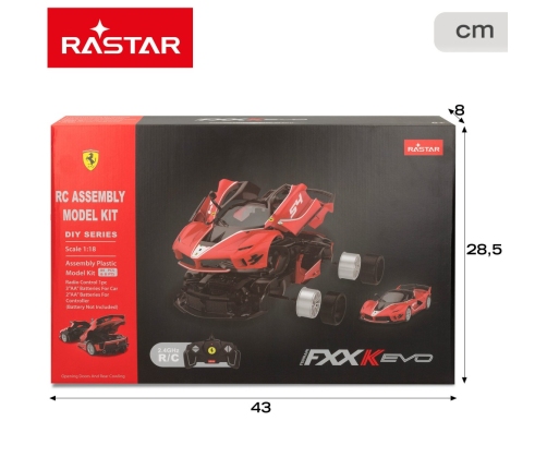 Radiovadāmā mašīna Konstruktors FERRARI FXX red 1:18